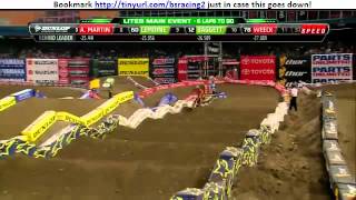 2012 Toronto Supercross 250 Lites Main event RD11 HD [upl. by Lymn56]