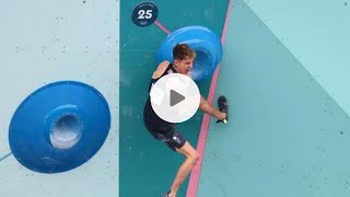 Toby Roberts Sports Climbing Boulder amp Lead Final Gold Medal at Olympic Paris Highlights 2024 [upl. by Joris787]