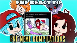 FNF react to FNF Memes  Gacha Club  Friday Night Funkin’ [upl. by Akiwak]