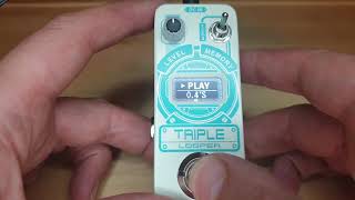 Donner Triple Looper Guitar Pedal Unboxing amp first impressions [upl. by Ahsap453]