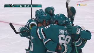 Thomas Bordeleau Scores His First NHL Goal  Sharks vs Avalanche  October 14 2023 [upl. by Rednav]