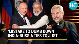 quotNot Just Defensequot Jaishankar Hails IndiaRussia Ties Explains Geopolitical Logic I Watch [upl. by Ardnaed]