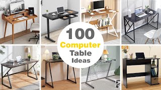 100 Computer Table Ideas 2024  Types of Tables  Office Furniture Ideas [upl. by Yllaw809]