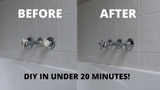 How to Change Bathroom Taps Shower Basin or Bath amp Replace Tap Washers [upl. by Casavant953]