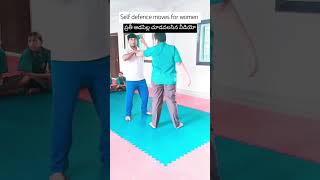 women self defence movesmusic songteluguwomengirl protectiontrendingviralreelsyt ytstudio [upl. by Kcyrred]