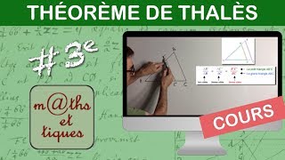 LE COURS  Théorème de Thalès  Troisième [upl. by Zetta]