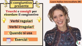 25 Learn Italian Intermediate Il congiuntivo presente [upl. by Atilol]