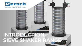 Sieve Shaker Range RETSCH sieveshaker laboratoryinstruments [upl. by Haywood]