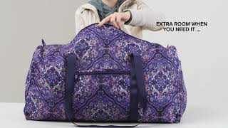 Packable XL Duffel Bag  Vera Bradley [upl. by Ivah]