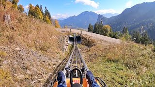 Alpine Coaster OnridePOV Video Kolbensattel Oberammergau 2021 [upl. by Valene]