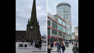 Weekend visit to Birmingham Glimpse of Bullring shopping centre Grand central Birmingham UK [upl. by Chemaram634]