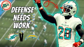 Film Breakdown The Miami Dolphins Defense Struggles Heavily vs Chargers BUT Clutched Up [upl. by Nikki192]