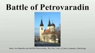 Battle of Petrovaradin [upl. by Haig]