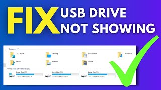 Working Solution for USB Drive Not Showing Up  USB Device not Recognized in Windows 10 [upl. by Patterman142]