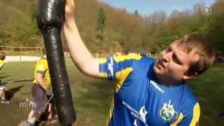 ARD Sportschau  Jugger  moderner Gladiatorenkampf [upl. by Harragan]