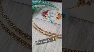 Pure panchaloha products✨plain anklets👌for order WhatsApp 9494096676panchaloha anklets jewellery [upl. by Amberly287]