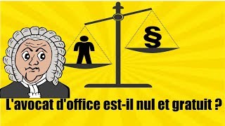 L avocat commis doffice estil forcément nul et gratuit [upl. by Riannon710]