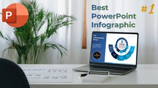 How to make infographic in PowerPoint shorts [upl. by Yaral166]