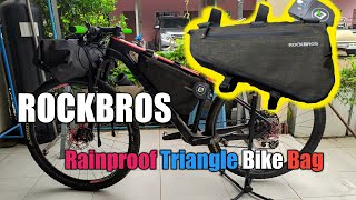 ROCKBROS Bikepacking Frame bag [upl. by Aldo859]