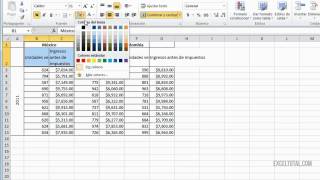 Cómo aplicar bordes y sombreado en Excel [upl. by Nitsrek]