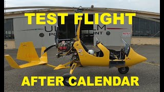 Gyrocopter  Autogiro ELA 07  Test Flight after Calendar  LILM  Real Audio  March 2022 [upl. by Alac17]