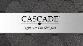 Cascade DiamondShaped Shingles  PABCO Roofing Products [upl. by Rafaelita]