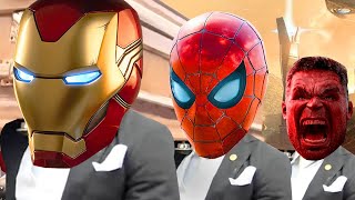 Avengers amp Spider Man  Coffin Dance Song COVER  BOSS [upl. by Ettigirb]