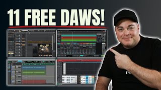 Best Free DAWs For Windows  Music Production Software [upl. by Astrahan]