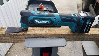 Multicortadora oscilante à bateria 12V Makita TM30DZ  REVIEW E TESTE [upl. by Nylasoj2]