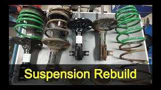 Mazda 323F GT BG Suspention Rebuild [upl. by Feeley574]