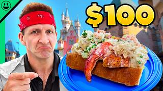 100 Disney Food Challenge in California What a Mess [upl. by Jamnes]