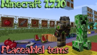 Minecraft 1710  MOD Items 3D [upl. by Mukul845]