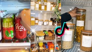 restocking pantry and fridge tiktok compilation 🍓🍉 [upl. by Carleen]