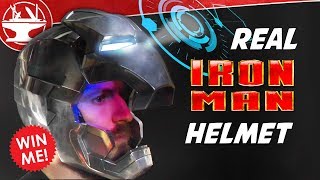 Metal Iron Man Helmet WITH DISPLAY [upl. by Varrian637]