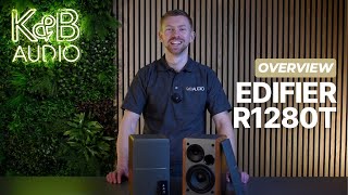 Edifier R1280T Active Bookshelf Speakers Product Overview [upl. by Piper]