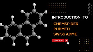 Chemspider  Pubchem Swiss ADME Introduction [upl. by Yrrol]