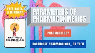 Parameters in pharmacoKinetics I Pharmacology basics Free notes amp mindmap 2022 [upl. by Frederigo]