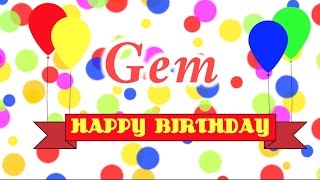 Happy Birthday Gem Song [upl. by Niko]