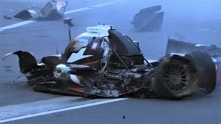 ELMS 4 hours of Spa 2019 FP2  Huge Crash Chatin LMP2  SpaFrancorchamps [upl. by Ednargel767]