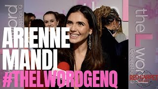 Arienne Mandi interviewed at Showtimes The L Word Generation Q premiere [upl. by Jewett]