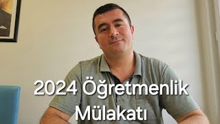 2024 Sözleşmeli Öğretmenlik Mülakatı  Mülakatta Neler Sordular  Tarih Öğretmenliği [upl. by Adnole210]