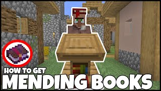 How To Get MENDING BOOKS In MINECRAFT 121 [upl. by Edmond323]