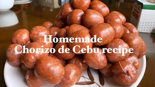 Home made Chorizo de Cebu Recipe [upl. by Ailis666]