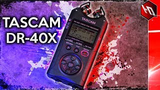 THE HANDHELD AUDIO RECORDER FOR EVERYTHING Tascam DR40X Review amp Sound Test [upl. by Cochran414]