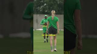 Go behindthescenes at training with Lauren Bell cricket thehundred laurenbell shorts [upl. by Anirbaz]