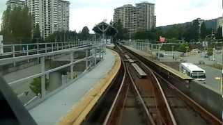 Vancouver Skytrain Columbia Station to Prodution Way  University [upl. by Annasoh]