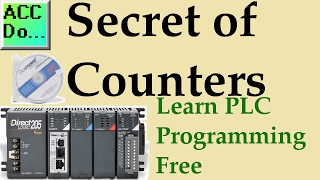 Learn PLC Programming  Free 9  The Secret of Counters in the PLC [upl. by Nerat]