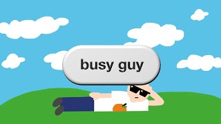 meenoi미노이  busy guy Lyric Video [upl. by Ahsenar]