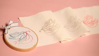 Three Ways to Transfer Embroidery Patterns [upl. by Stargell76]