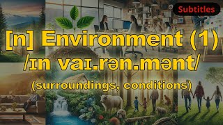 n Environment meaning surroundings conditions with 5 examples [upl. by Shaer]